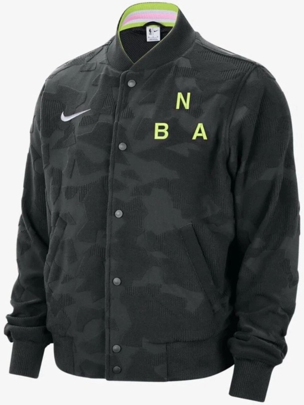 New Nike NBA Team 31 Courtside Varsity Jacket DR9074-010 Men's XL